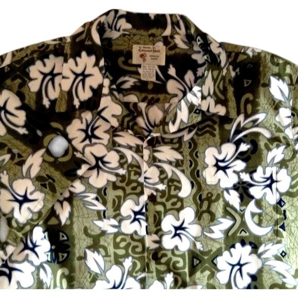 Coconut Shell Hawaiian Aloha Shirt - Picture 2 of 4